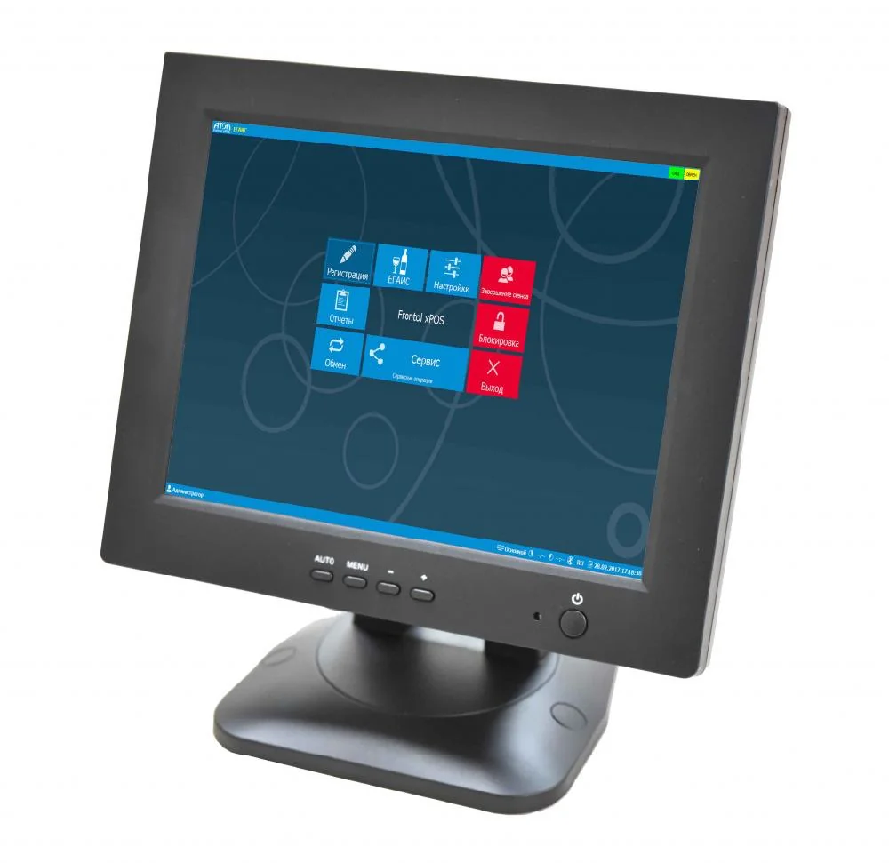 POS-монитор 9.7" АТОЛ LM10 (Rev.2), VGA, черный (Т)