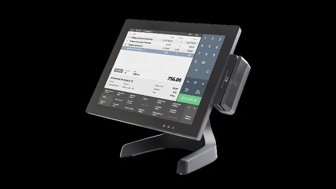 Сенсорный моноблок Poscenter POS400 (J1900, P-CAP, RAM 4Gb / SSD 64Gb, MSR), без ОС