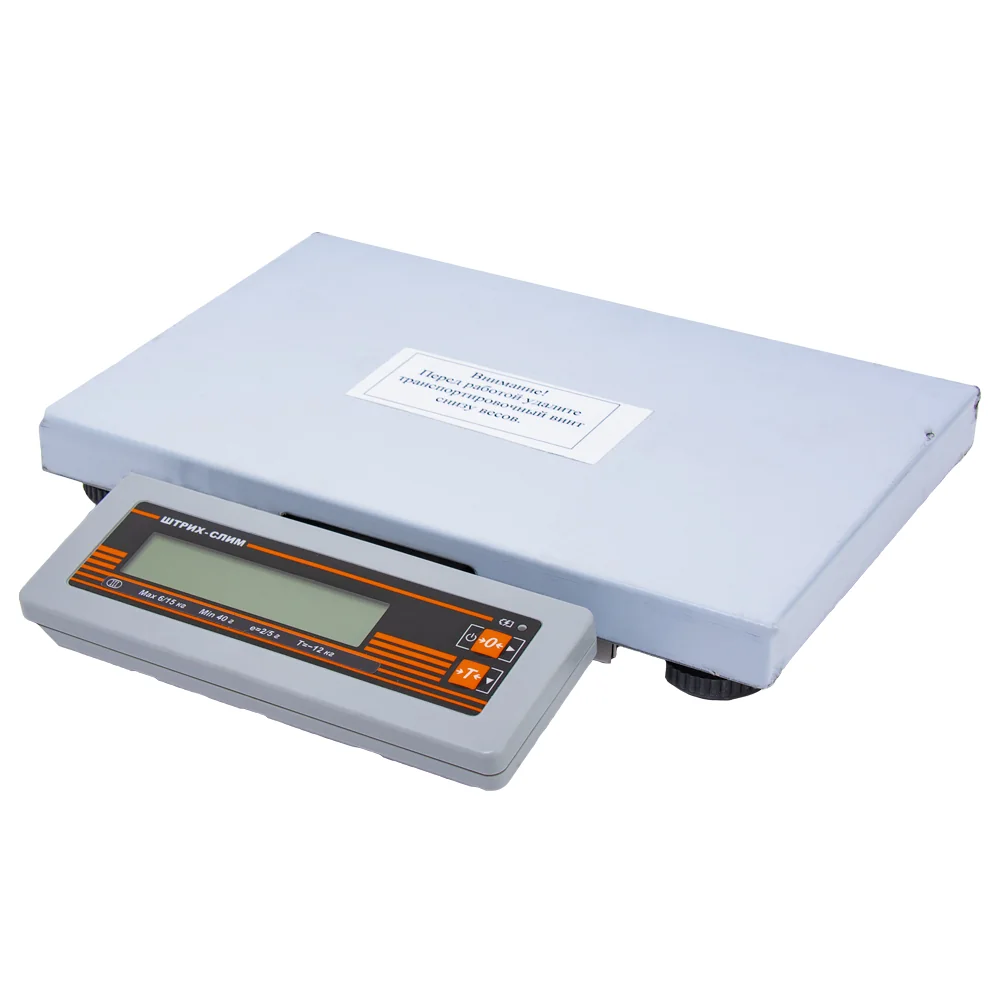 Весы ШТРИХ-СЛИМ 200М 15-2,5 Д1Н (POS2) интерфейсы USB (размер платформы 300х200х50)