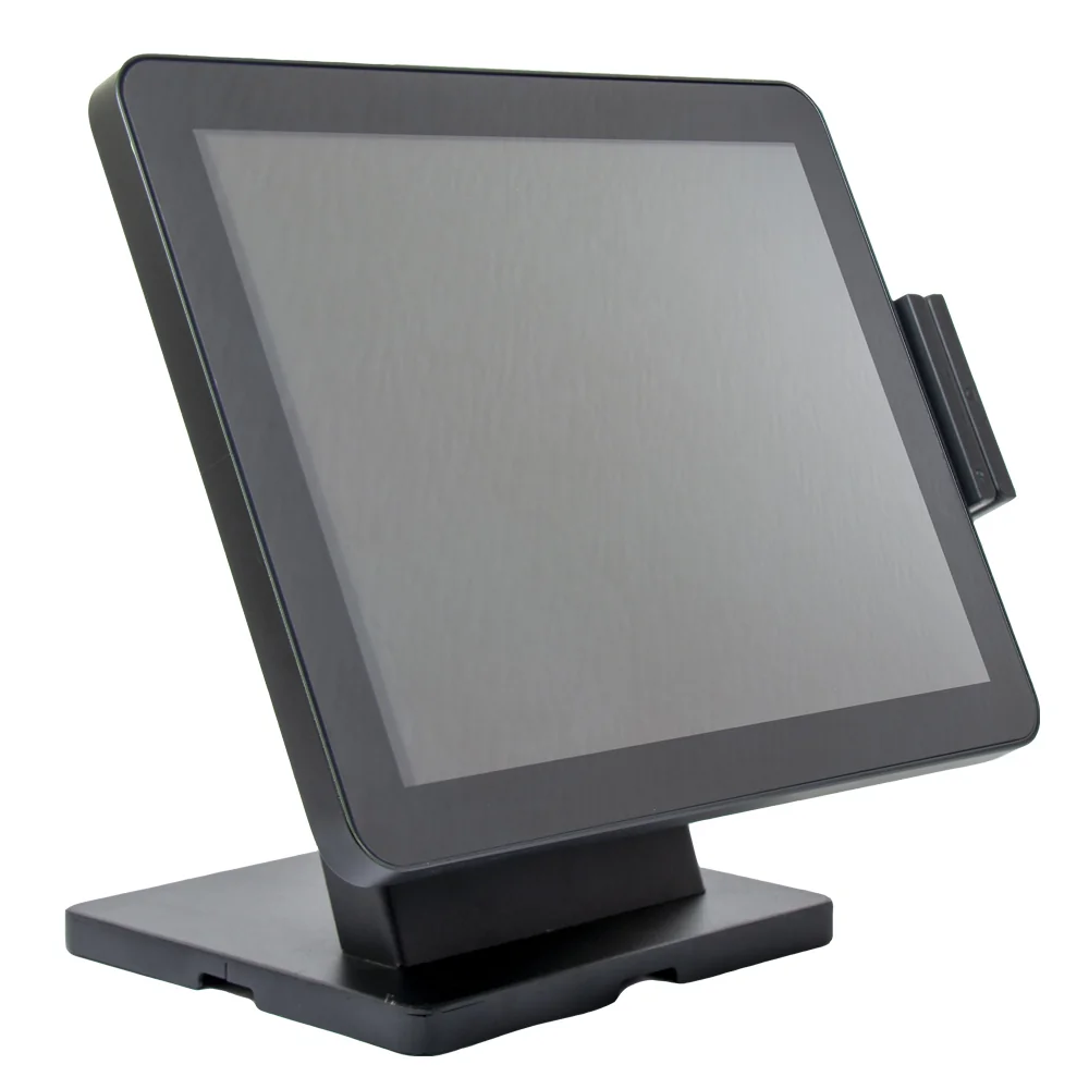 Сенсорный моноблок POSCenter POS90 (15", PCAP, J3455, RAM 4Gb, DDR3L 1.35V 1600MHz, SSD M2SATA 128Gb, 8*USB, 2*COM, HDMI, VGA, LAN, MSR) без ОС