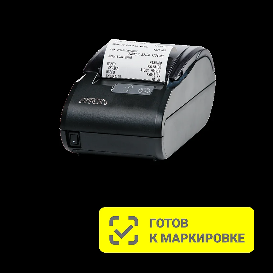 ККТ АТОЛ 11Ф. Черный. Без ФН/Без ЕНВД. RS+USB