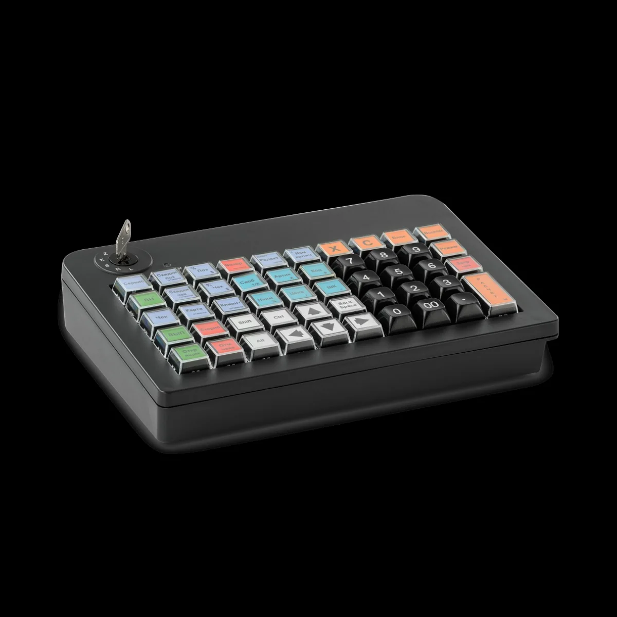 Программируемая клавиатура АТОЛ KB-50-U (rev.2), черная, USB.